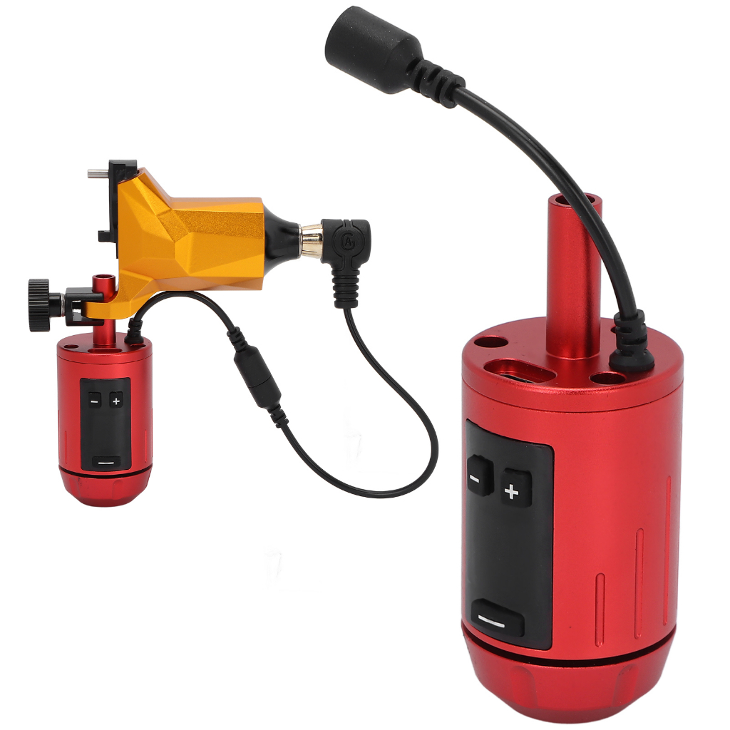 Tay Cầm Máy Xăm Hình RCA Động Cơ Tự Khóa Không Dây Có Màn LCD Hiển Thị