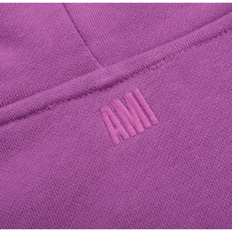 Áo Hoodie Tay Dài Dáng Rộng Thêu Họa Tiết Trái Tim Nhỏ Màu Trơn Thời Trang Cho Nam Và Nữ