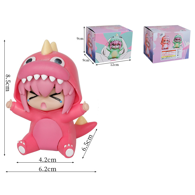 Nhân Vật Hoạt Hình bocchi the rock 8.5cmMô Hình Khủng Long hitori bocchi Chân Thật