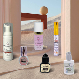 Praeclarus 0.5-1s làm khô nhanh keo nối mi chuyên nghiệp keo dán mi chuyên nghiệp keo dán mi keo dán super bonder lady black glue sky glue eyelash mousse glue remover gel