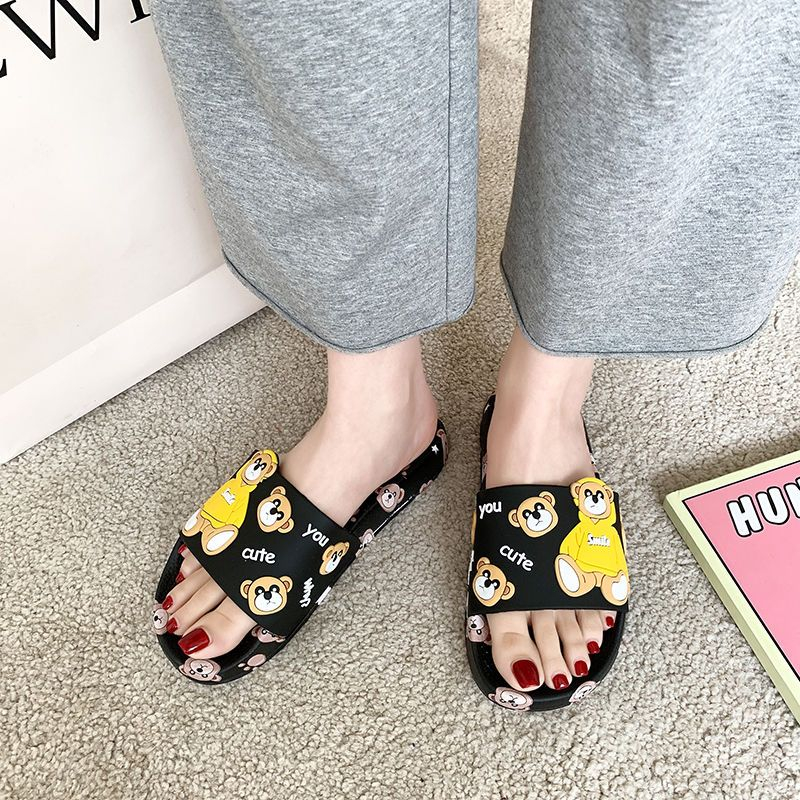 Dép tắm im lặng đế mềm thời trang và dễ thương dành cho nữ