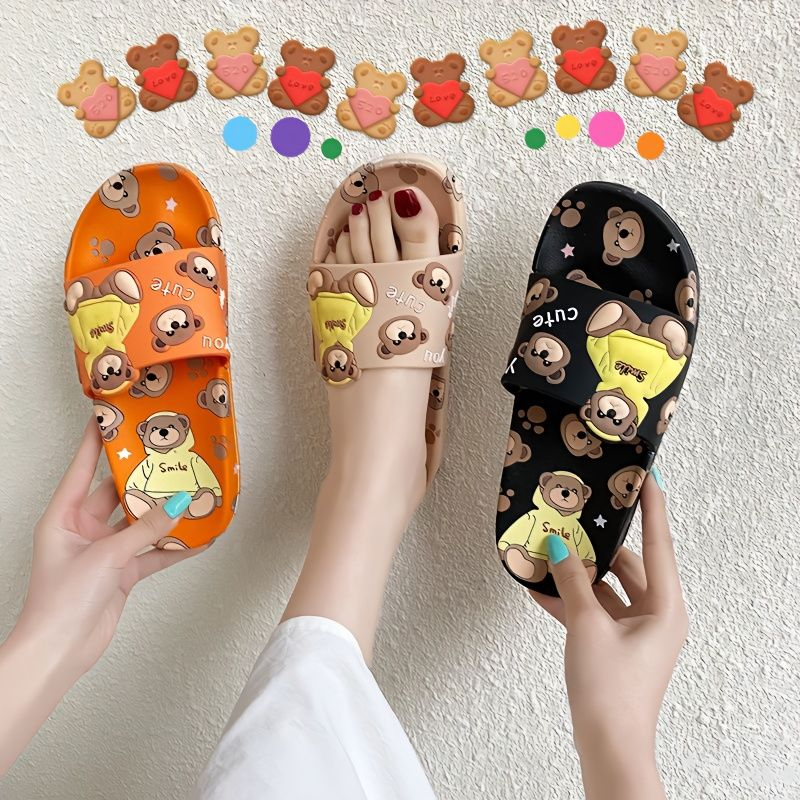 Dép tắm im lặng đế mềm thời trang và dễ thương dành cho nữ