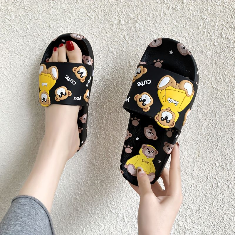 Dép tắm im lặng đế mềm thời trang và dễ thương dành cho nữ