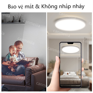 CANMEIJIA LED Đèn Trần 3 Màu siêu sáng 30W 40W 60W Đèn led ốp trần Có thể