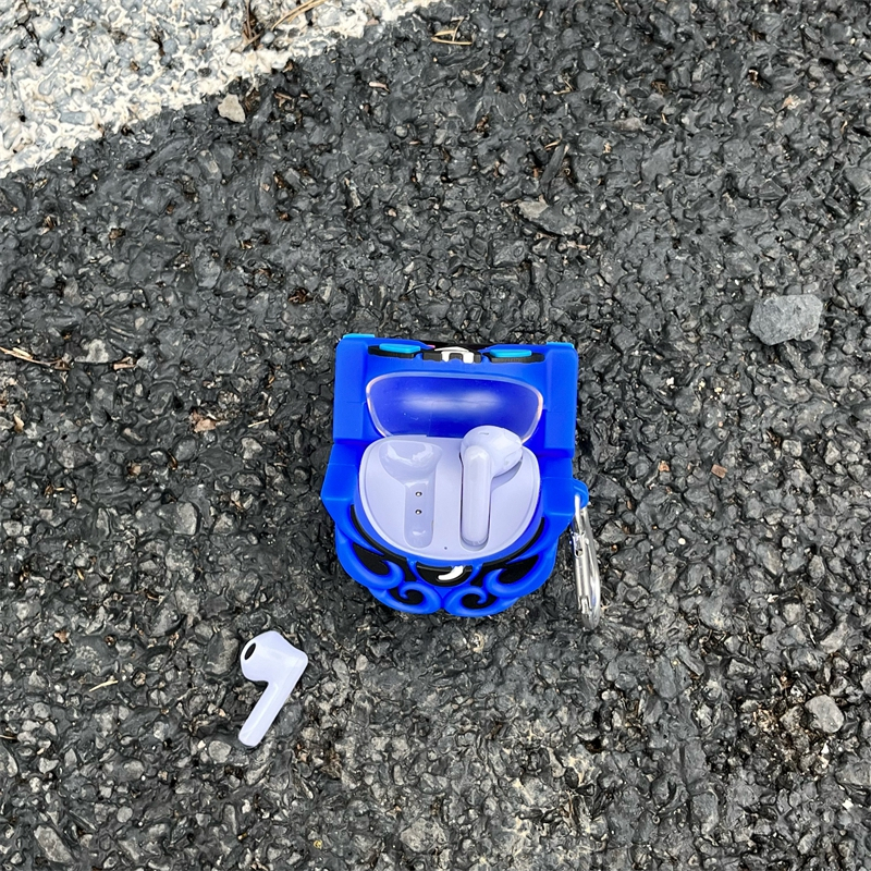 Vỏ Bảo Vệ Hộp Sạc Tai Nghe Hoạt Hình Cá Mập 3D Cho OPPO Enco Air 3 OPPO Enco Air3