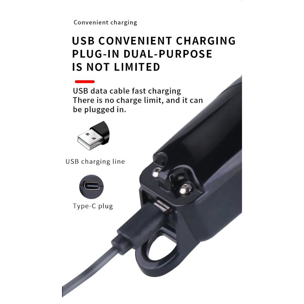Kemei tông đơ cắt tóc chuyên nghiệp không dây type-c usb có thể sạc lại máy cắt tóc điện cho nam màn hình led