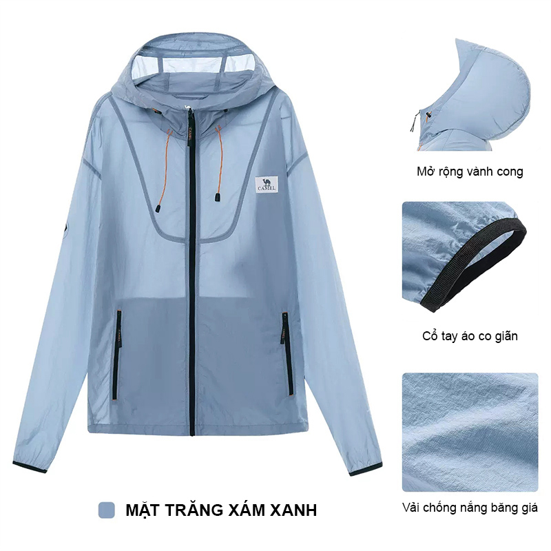 CAMEL Áo Khoác Chống Nắng Và Tia uv Thoáng Mát Cá Tính Cho Nam