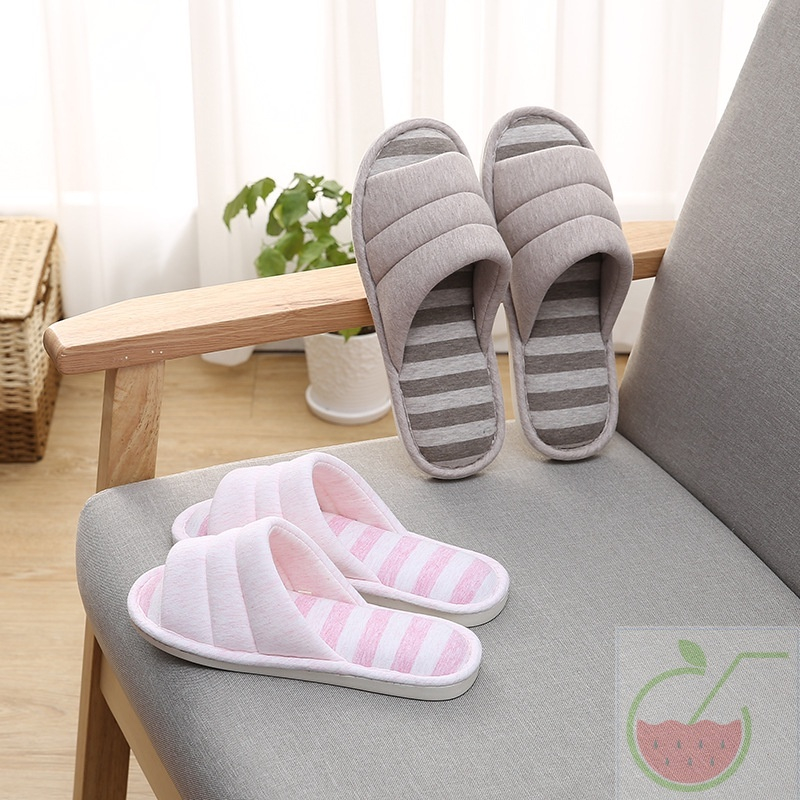 Winter cute cotton house anti-slip men women slippers