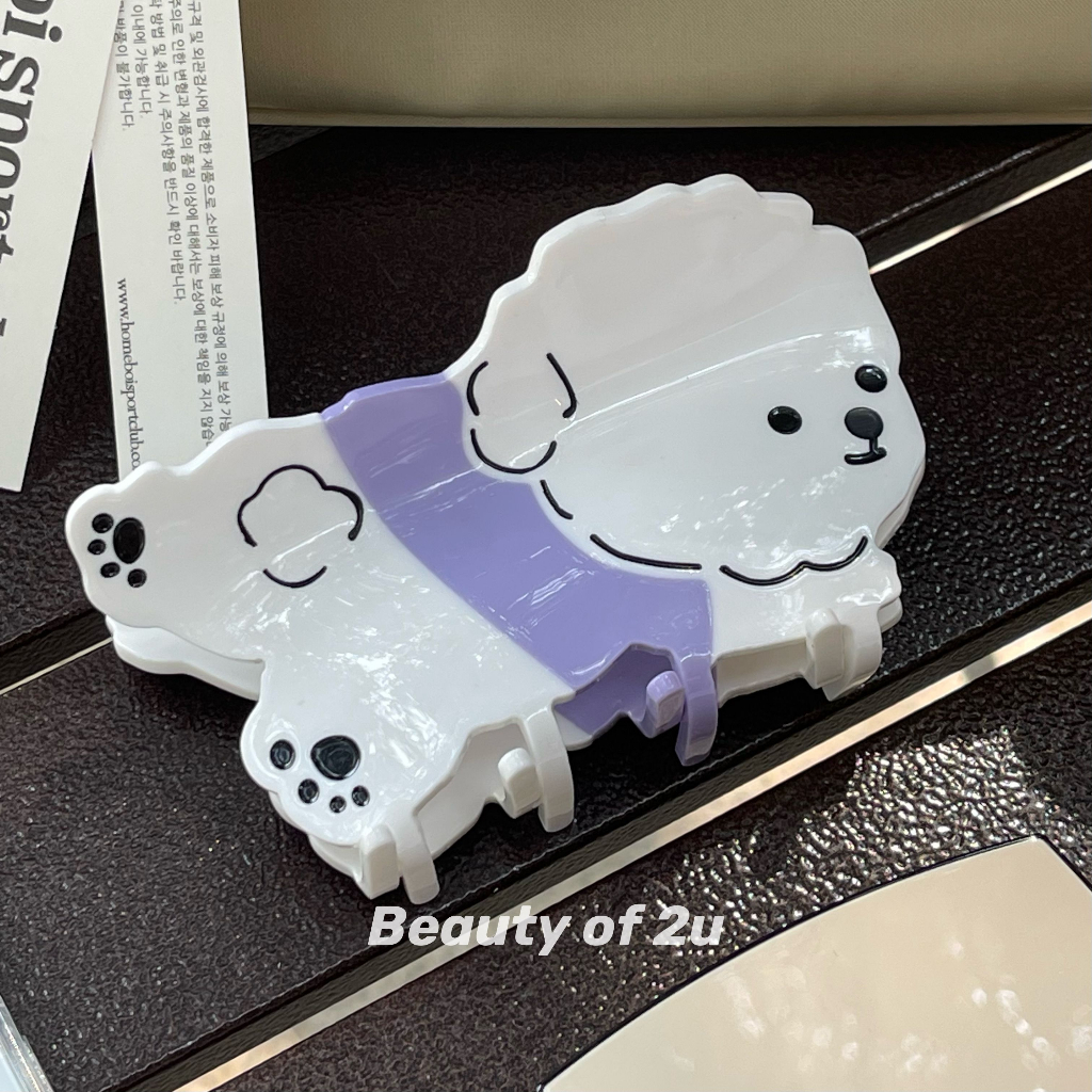 Kẹp bắt chó con dễ thương axit axetic phim hoạt hình bắt tóc lớn thiết kế thích hợp kẹp cá mập thú vị