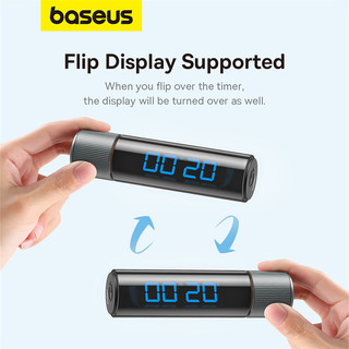 Baseus magnetic kitchen timer hẹn giờ kỹ thuật số đồng hồ bấm giờ hướng dẫn đếm ngược đồng hồ báo thức nấu ăn hẹn giờ nấu ăn vòi hoa sen nhắc nhở