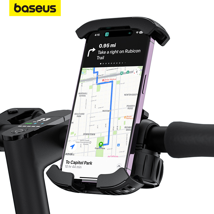 Baseus universal bike giá đỡ điện thoại xe máy xe đạp giá đỡ điện thoại cho điện thoại di động đa năng