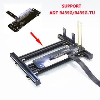 Giá đỡ card đồ họa bên ngoài diy gpu có đế nguồn cho khung nhôm atx sfx psu hỗ trợ adt r43sg / r43sg-tu