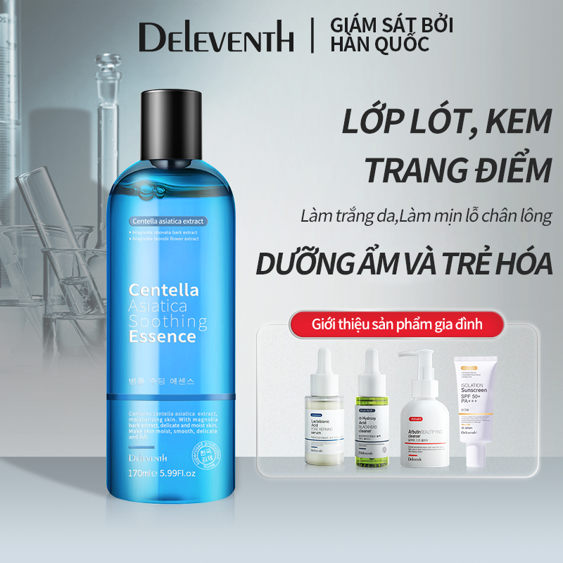 Deleventh Centella Asiatica Nước Hoa Hồng Dưỡng Ẩm Kiểm Soát Dầu Thu Nhỏ Lỗ Chân Lông 170ml