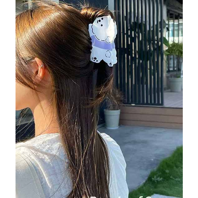 Kẹp bắt chó con dễ thương axit axetic phim hoạt hình bắt tóc lớn thiết kế thích hợp kẹp cá mập thú vị