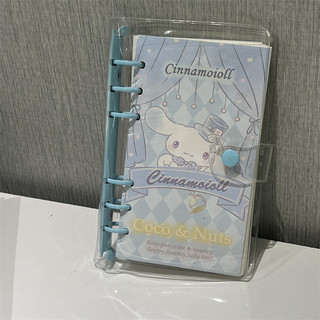 A6 sổ tay loose-leaf sổ tay dễ thương sanrio cinnamon dog photocard phim hoạt hình kuromi mini notebook sổ tay cuộn dày