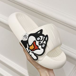 Dép bánh mì dễ thương, dép nam nữ, mềm mại và dày-chống , dép đi trong nhà đôi thời trang không trơn trượt và chống mài mòn, dép đi trong nhà đôi thời trang