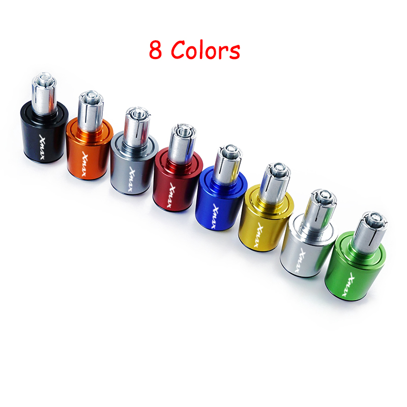 Đối với yamaha xmax 250 300 400 2017-2023 xe máy tay lái cnc kết thúc đầu cắm thanh trượt bộ cân bằng mũ tay cầm nắp kết thúc