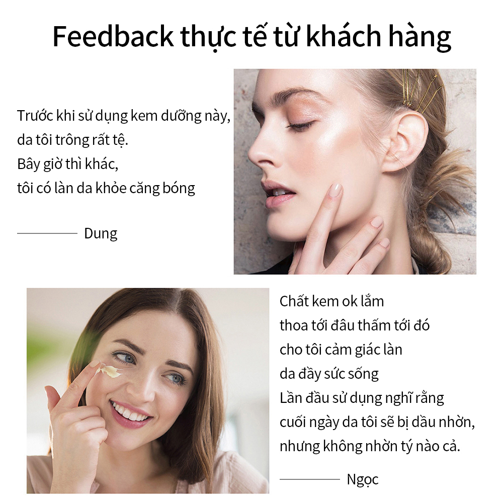 Kem Dưỡng Trắng Da Mặt 20% Vitamin C  Breylee Ngày Đêm Làm Sáng Và Đều Màu 40g