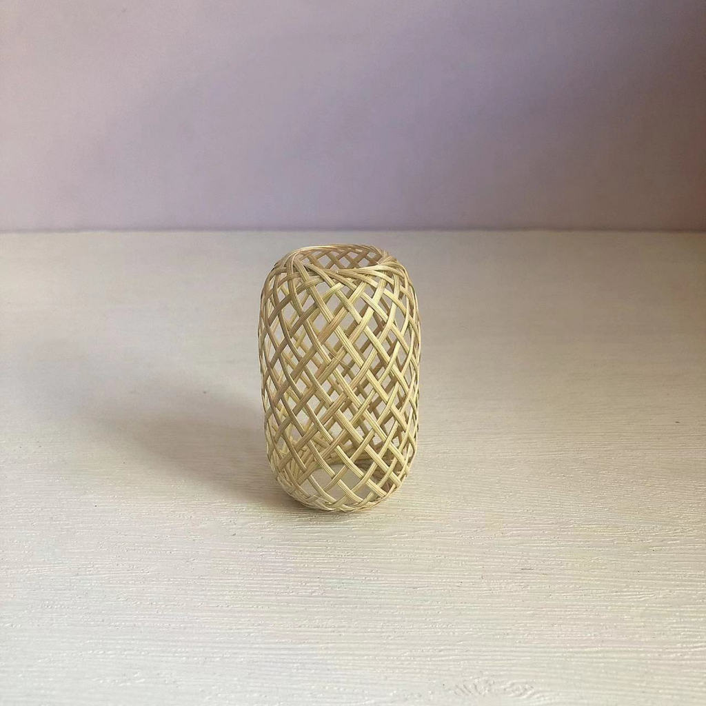 Đèn tre dệt trung thu bóng râm mặt dây chuyền che đèn trang trí đèn lồng treo