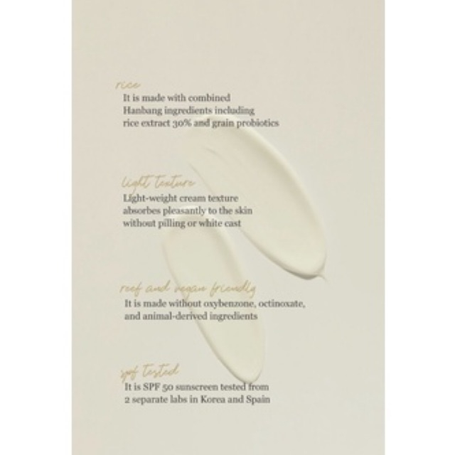 CHÍNH HÃNG✨Beauty of Joseon Relief Sun: Rice + Probiotics SPF50+ PA++++ 50ml Kem chống nắng