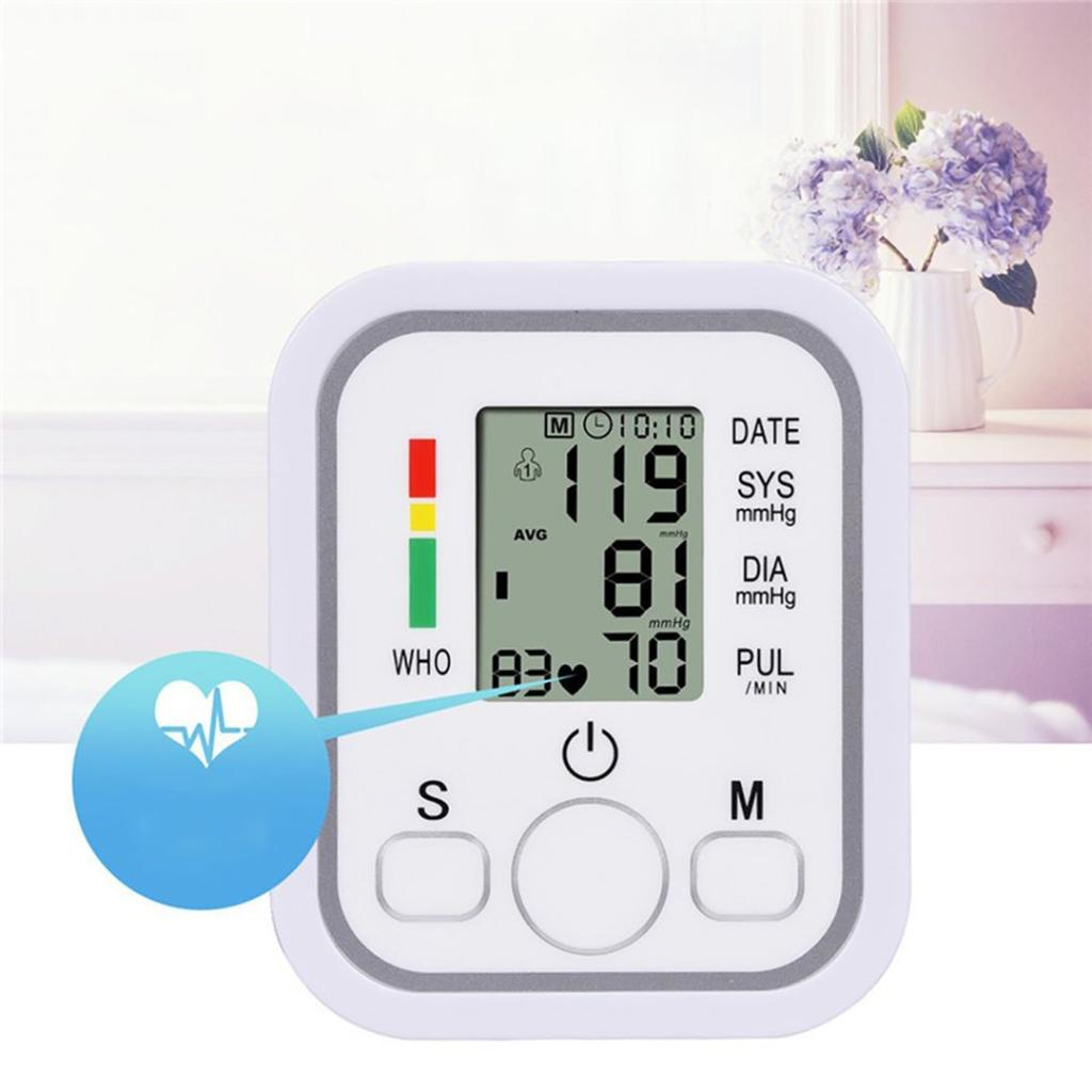 Máy đo huyết áp cánh tay kỹ thuật số máy đo huyết áp chuyên nghiệp máy đo độ căng máy đo đa năng y tế
