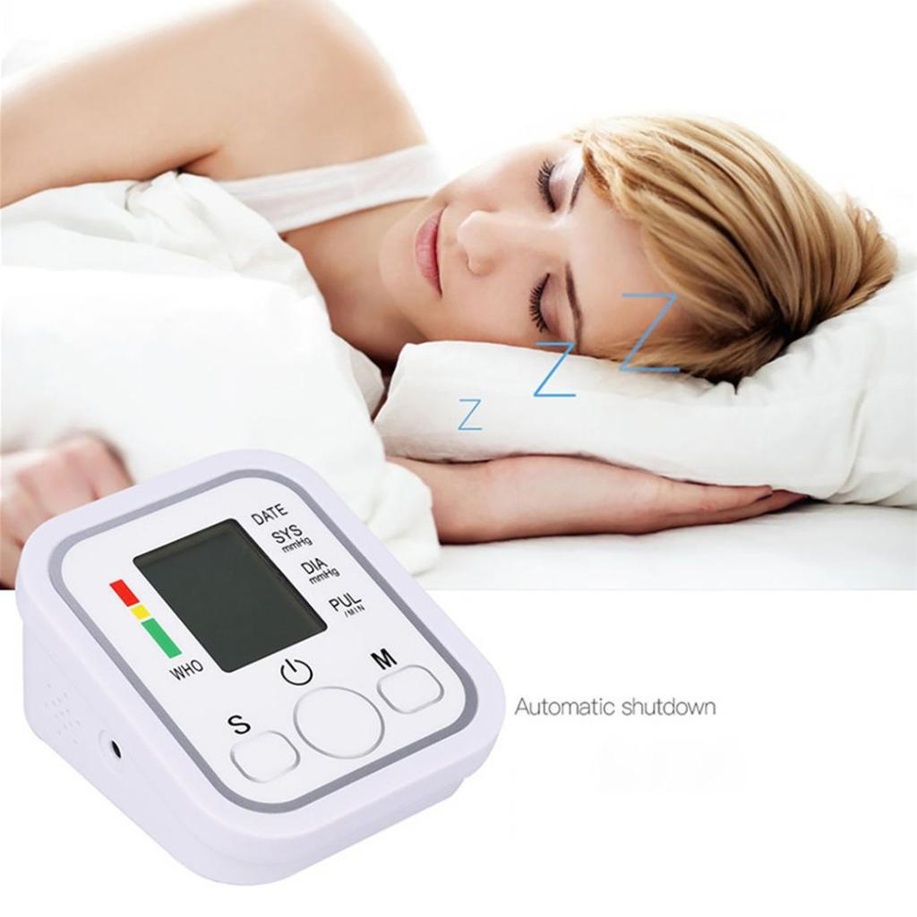 Máy đo huyết áp cánh tay kỹ thuật số máy đo huyết áp chuyên nghiệp máy đo độ căng máy đo đa năng y tế