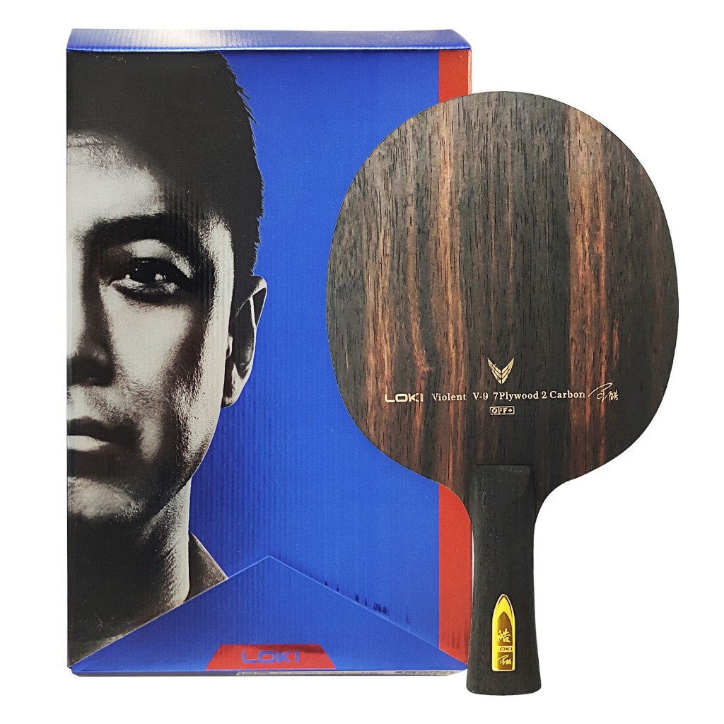 Lưỡi Chơi Bóng Bàn Loki V9 Ebony (7Wood + 2 Lõi)