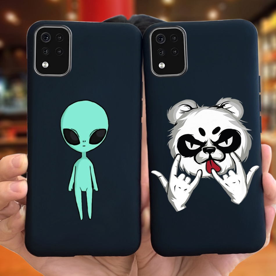 Lg k52 k42 k520 k520h k420 k420h 2020 hình con bò sữa phi hành gia dễ thương vỏ silicon tpu mềm