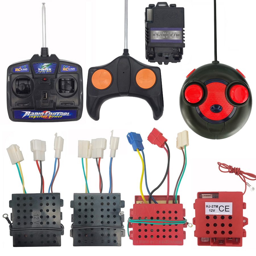 Ô tô điện trẻ em 27mhz điều khiển từ xa bộ thu điều khiển từ xa đa năng, bộ điều khiển ô tô đồ chơi