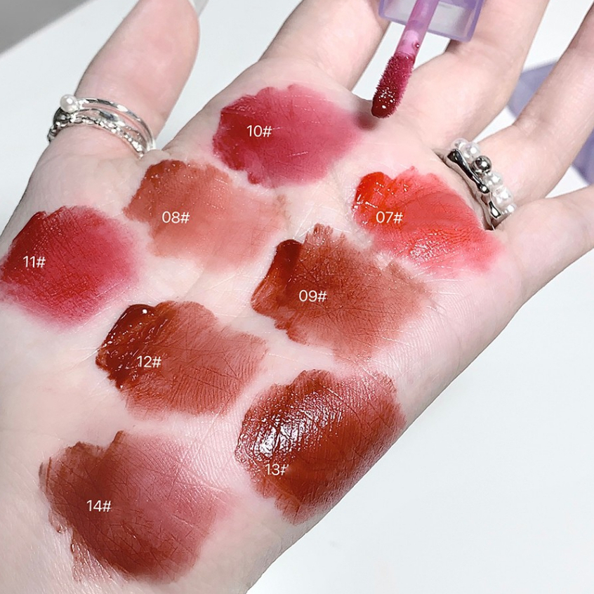 Gege bear Son Kem Lì Lâu Trôi Chống Thấm Nước Tự Nhiên 8 Màu Tùy Chọn