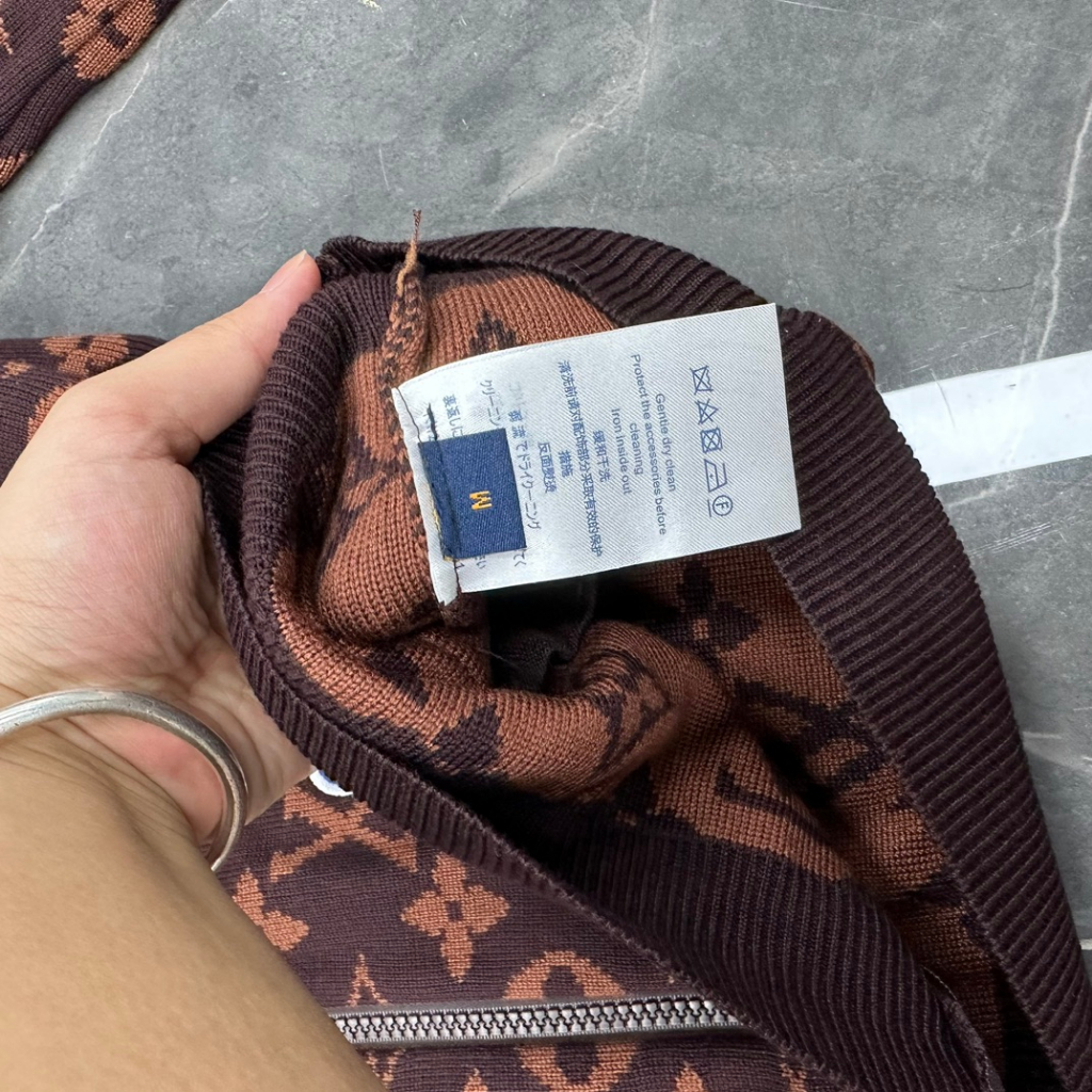 Áo khoác len thêu jacquard mùa thu / mùa đông mới áo khoác len đan len đan len dài tay