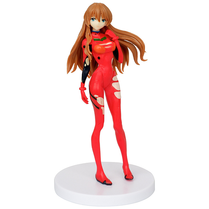 18cm neon genesis evangelion eva đồ chơi anime kawaii ayanami rei asuka langley soryu mari makinami hành động hình búp bê mô hình trang trí trên bàn