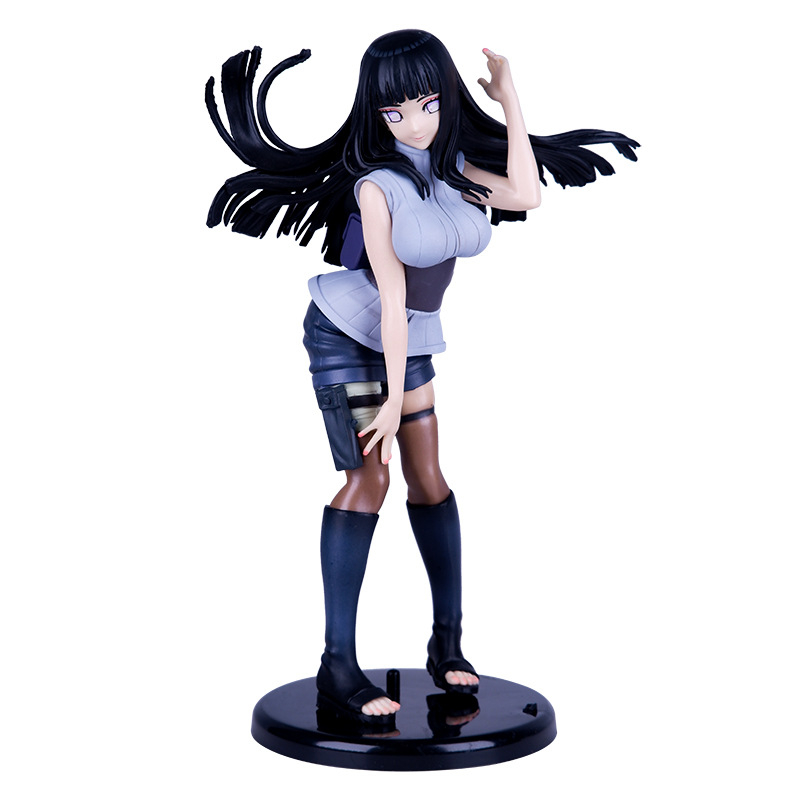 20 cm naruto hình hyuuga hinata đứng sexy pvc hành động hình naruto hinata cô gái đáng yêu kakashi obito sasuke đồ chơi mô hình quà tặng