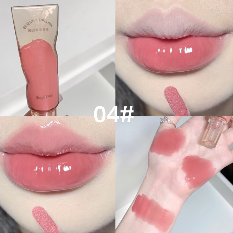 Son bóng Minijumie GEGE BEAR hiệu ứng gương lâu trôi dưỡng ẩm 3g Lấp Lánh Nuôi Dưỡng Môi Lâu Trôi Trọng Lượng