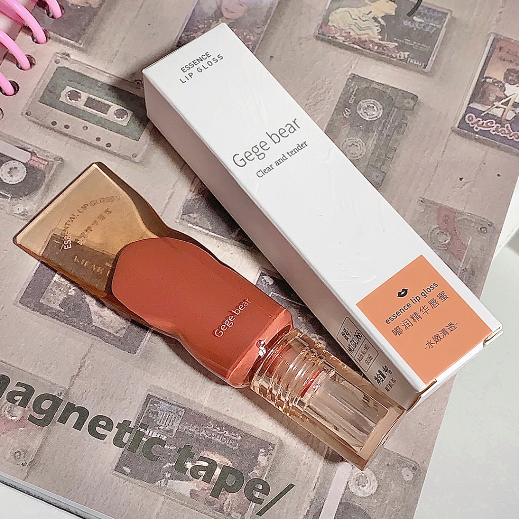 Son bóng Minijumie GEGE BEAR hiệu ứng gương lâu trôi dưỡng ẩm 3g Lấp Lánh Nuôi Dưỡng Môi Lâu Trôi Trọng Lượng