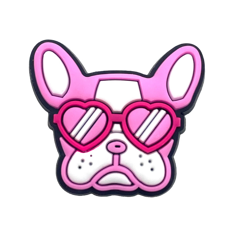 Hot jibbitz 1 cái màu hồng cô gái barbie phim hoạt hình crocs bùa giày ghim phụ kiện trang trí dép dép khóa trẻ em quà tặng