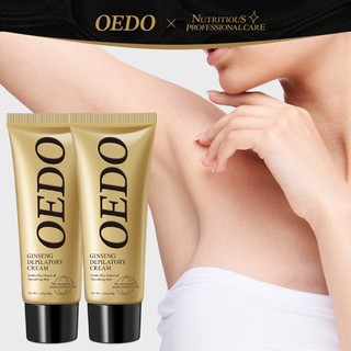 Set 2 tuýp kem tẩy lông OEDO  chiết xuất nhân sâm cho nam và nữ