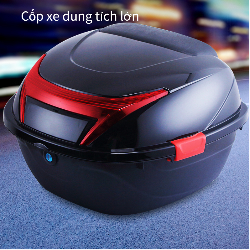 Có hàng sẵn Hộp đựng đồ phía sau xe máy Đuôi có khóa chống nước cho
