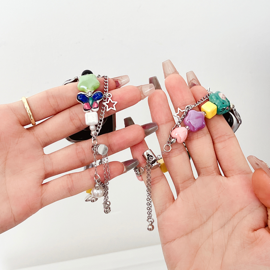 Dây đeo màu kẹo dễ thương cho apple watch 41mm 44mm 42mm 40mm 40mm