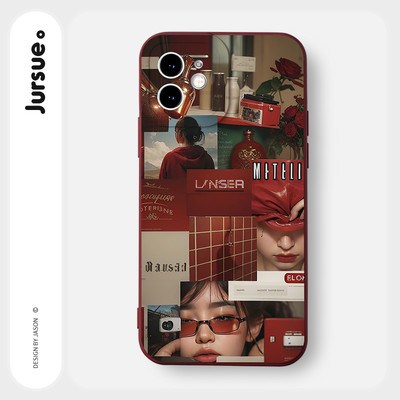 Ốp lưng JURSUE mềm chống bẩn hình độc lạ ngầu cho iPhone 17 16 15 14 13 12 11 PRO MAX SE 2020 X XR XS ip 8 7 Plus Y4009