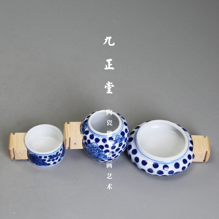 Cóng Khuyên - Cóng chim vẽ tay - Cửu Chính Đường - 3 điều - Hoa mẫu đơn - Lắp tai cóng vào cóng