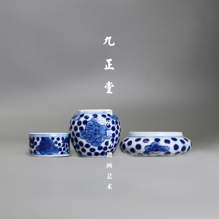 Cóng Khuyên - Cóng chim vẽ tay - Cửu Chính Đường - 3 điều - Hoa mẫu đơn - Lắp tai cóng vào cóng