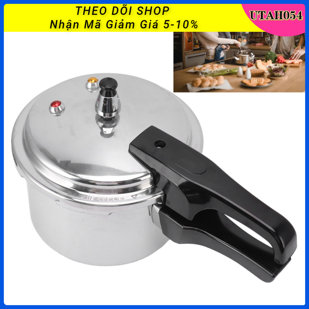Nồi Áp Suất Mini 18cm 3L - Nồi Áp Suất Bếp Gas Hợp kim nhôm Tiện Dụng Cho Nhà Bếp【Utah054】