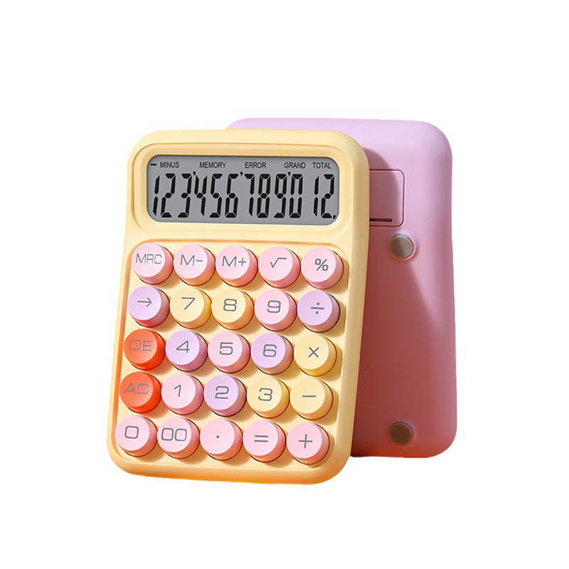 Máy tính màu kẹo kawaii