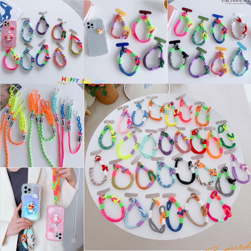 Điện thoại di động lưng kẹp dây buộc xiên span dây dài dây đeo có thể điều chỉnh dây đeo vai dây đeo chống mất hộp đựng điện thoại di động kẹp khóa phụ kiện mặt dây chuyền mặt dây chuyền sling c