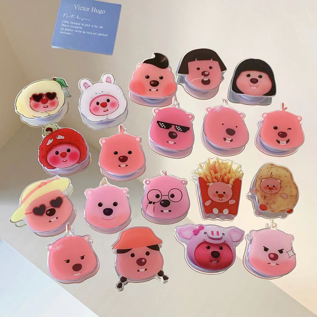 Popsocket Loopy ốp lưng Dễ thương dấu ngoặc Phù hợp với mọi điện thoại di động iphone samsung oppo vivo