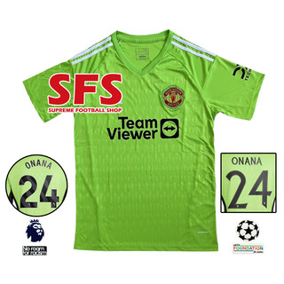 : Sfses hàng đầu quilty 23-24 mu gk nam football jersey soccer jersey t-shirt s-2xl
