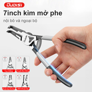 7Inch kìm mở phe 175mm kìm phanh miệng thẳng miệng cong