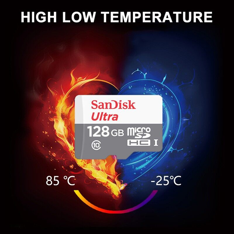 Thẻ Nhớ sandisk class 10 256gb / 64gb / 16gb / 32gb / 128gb / micro sd tf Chất Lượng Cao
