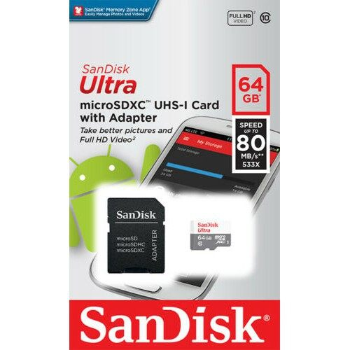 Thẻ Nhớ sandisk class 10 256gb / 64gb / 16gb / 32gb / 128gb / micro sd tf Chất Lượng Cao